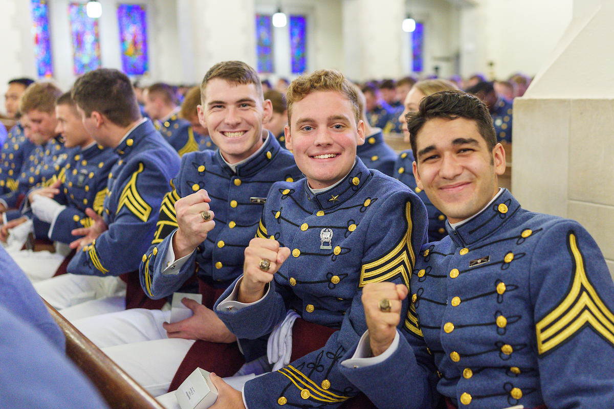 Parents' Weekend 2023 Class rings, cadet promotions, Kelly Cup and