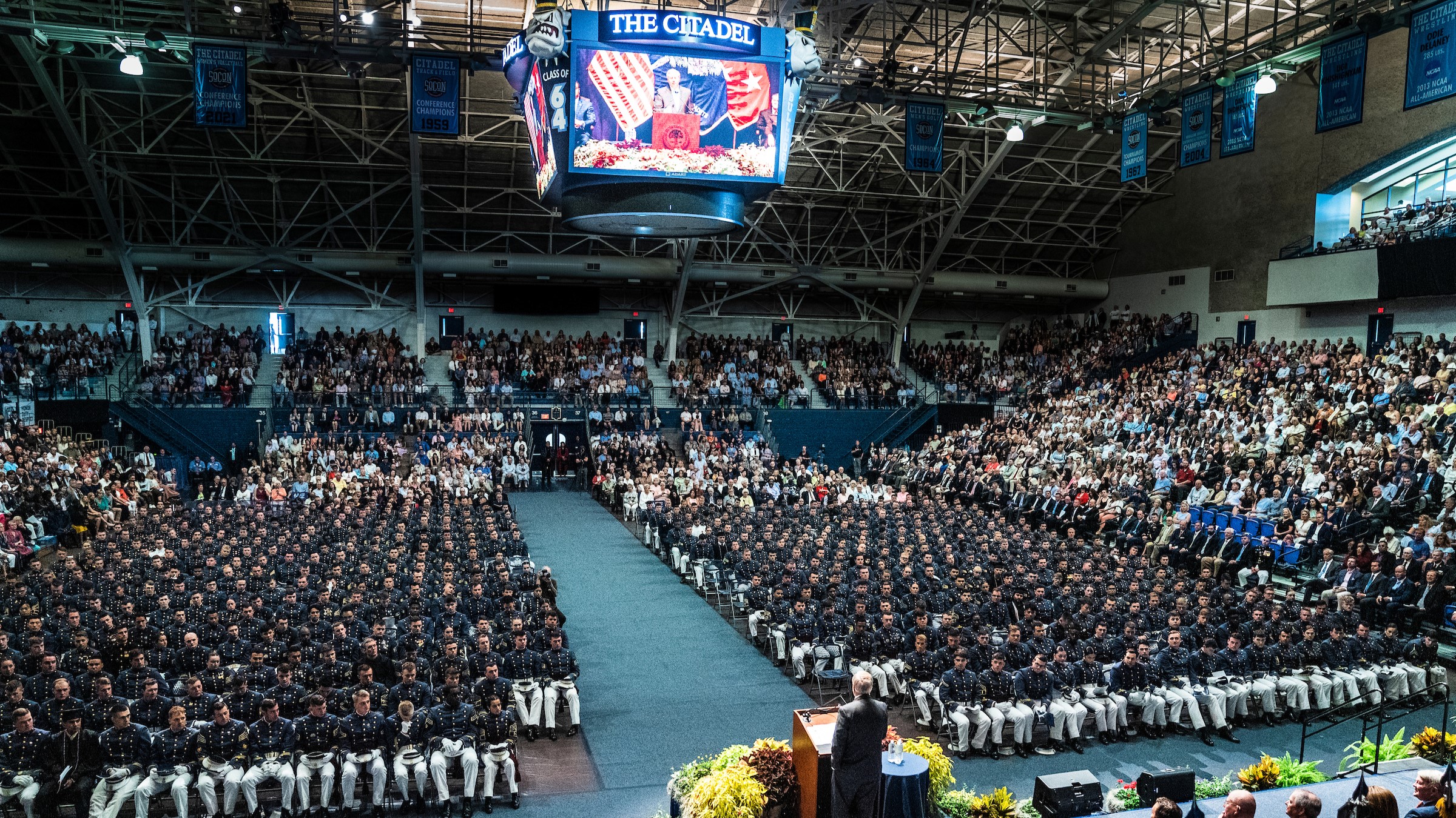 Preparing for The Citadel Class of 2024 commencement ceremonies The