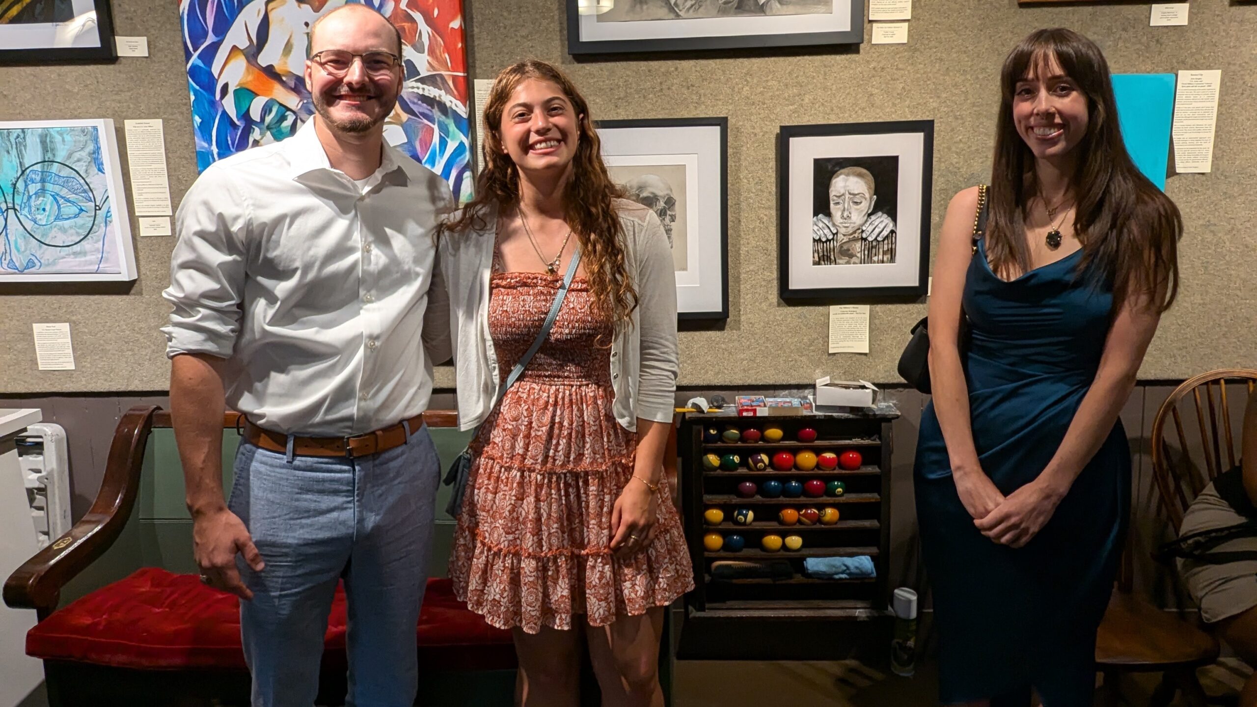 Cadet and alumni represent the Citadel’s Fine Arts program in an art exhibition in New York City